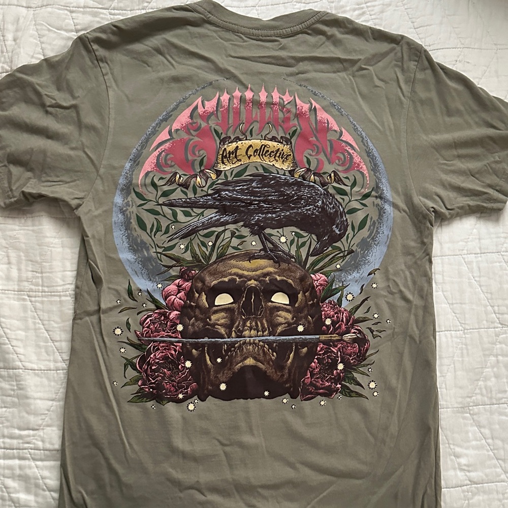 Men's Olive Graphic T-Shirt